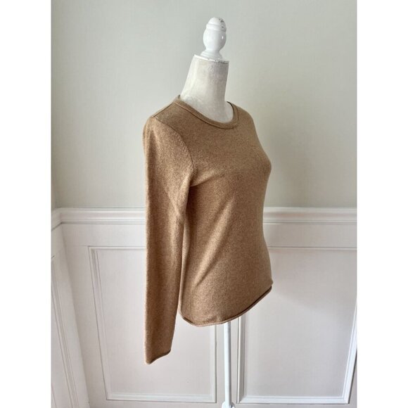 Philosophy By Republic Cashmere Camel Crew Neck Sweater M - Picture 2 of 4